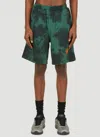 Perks And Mini Pond Kombu Hackerz Track Shorts In Green