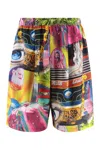 Perks And Mini Printed Bermuda Shorts In Multi