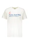 Perks And Mini Printed Cotton T-shirt In Neutral