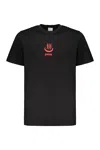 Perks And Mini Printed Cotton T-shirt In Black