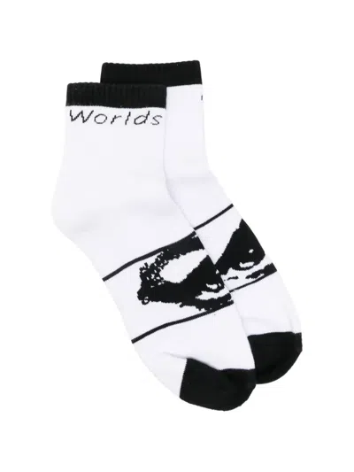 Perks And Mini Ribbed Socks In White