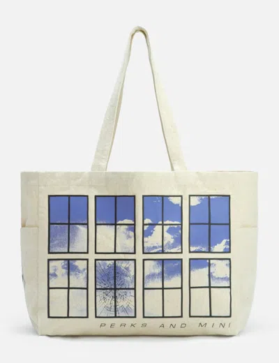 Perks And Mini Shopper Tote Bag In White