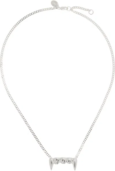 Perks And Mini Silver Fangz Necklace