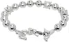 Perks And Mini Silver Lunacy Celestial Orbs Ball & Chain Bracelet In Stainless Steel