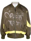Perks And Mini Varg 2.0 Reversible Bomber Jacket In Green