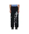 Perks And Mini Wide-leg Casual Pants In Black