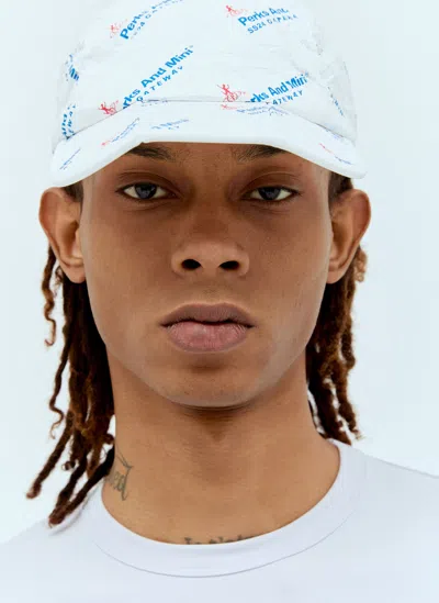 Perks And Mini Wrapping Foldable Baseball Cap In White