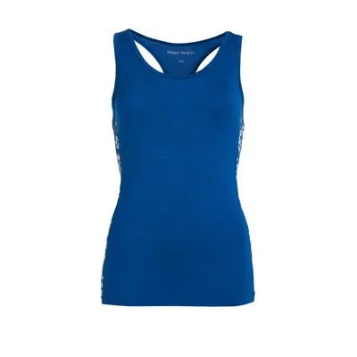 Perky Peach Women's Blue Daisy Vest Top