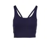 Perky Peach Women's Blue Low Impact Navy Sports Bra In Blue