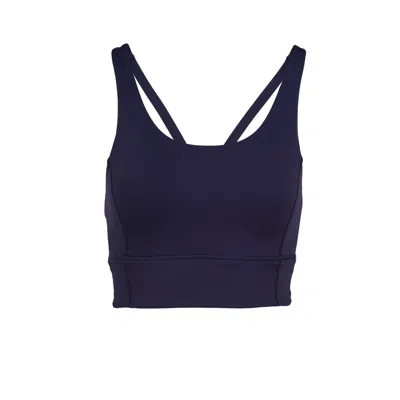 Perky Peach Women's Blue Low Impact Navy Sports Bra