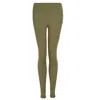 Perky Peach Women's Green High Rise Laser 7/8 Khaki Legging In Green