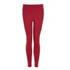 Perky Peach Women's High Rise Laser 7/8 Red Leggings In Red