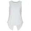 Perky Peach Women's Move More White Vest Top In White
