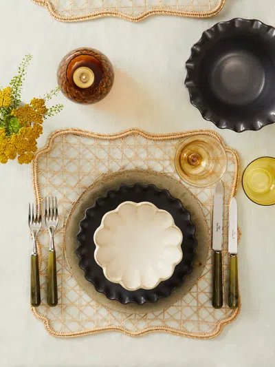 Perla Valtierra Hand-glazed Ceramic Side Plates (set Of 4)  Abask Gift Set