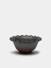 Perla Valtierra Hand-glazed Ceramic Small Serving Bowl  Abask Luxury Gift
