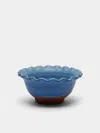 Perla Valtierra Hand-glazed Ceramic Small Serving Bowl  Abask Luxury Gift
