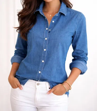 Perlavera Ginger Top In Blue