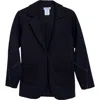 Perlavera Women's Black Sonia Bonded Blazer In Black