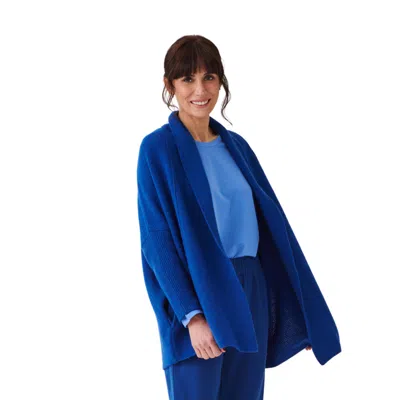 Perlavera Women's Blue Pisa Sapphire One Size Cardigan