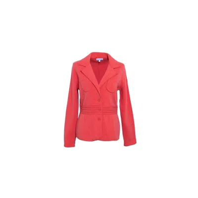 Perlavera Women's Pink / Purple Piano Bubblegum Hip Blazer In Pink/purple
