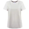 Perlavera Women's Pink / Purple Tita Pink Solid Cotton Spandex Short Sleeve Length Crew Neck T-shirts In Pink/purple