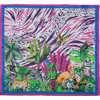 Perlavera Women's Raisa Animal Pink Silk Large Scarf In Multi