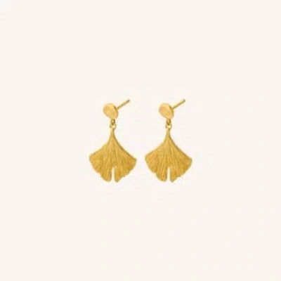 Pernille Corydon Jewellery Pernille Corydon Biloba Earrings In Gold
