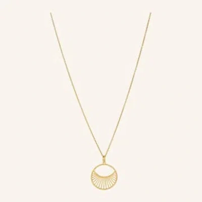 Pernille Corydon Short Daylight Necklace In Gold
