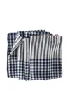 Péro Check-pattern Striped Scarf In Multi