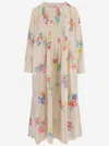 Péro Pero Cotton And Silk Dress With Check Pattern In Multi