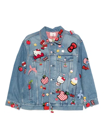 Péro Embellished Jacket In Blue