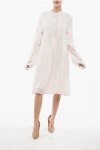 Péro Flared Bottoni Dress