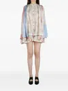 Péro Floral-print Shirt In Neutrals