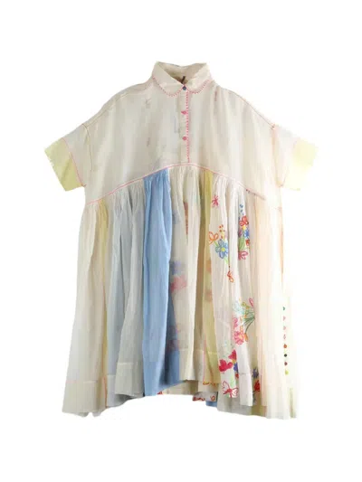 Péro Floral-print Dress In Neutral