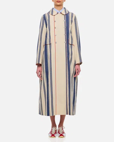 Péro Long Coat In White