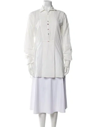 Pre-owned Péro Mini Dress In Neutral