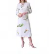 Pero New York Bella Dress In Ivory Floral