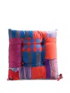 Péro Patchwork Tassel-detail Cushion In Multi