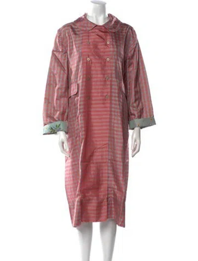 Pre-owned Péro Silk Midi Length Dress In Pink