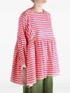 Péro Striped Buttoned Blouse In Multi