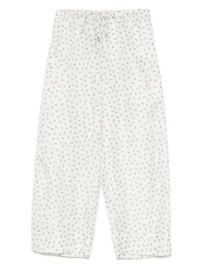 Péro Wide-leg Silk Trousers