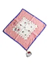 Péro X Hello Kitty Gingham-check Scarf In Pink