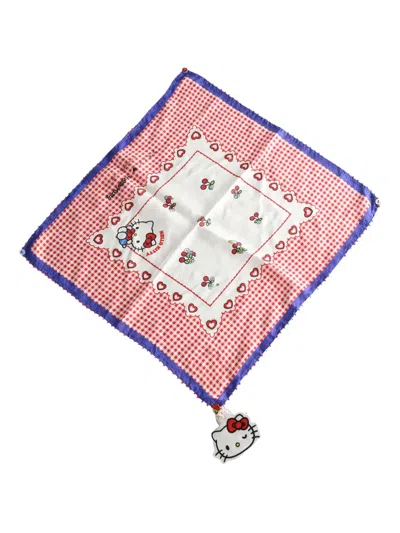 Péro X Hello Kitty Gingham-check Scarf
