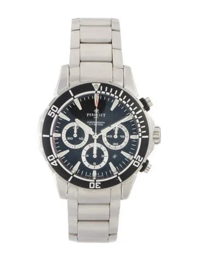 Pre-owned Perrelet Seacraft Chronograph Watch, 45mm In Multi