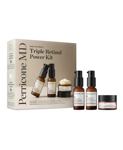 Perricone Md 3-piece Triple Retinol Kit In No Color