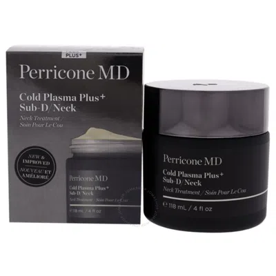 Perricone Md Cold Plasma Plus Sub-d Neck By  For Unisex - 4 oz Treatment In Black