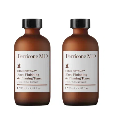 Perricone Md High Potency Face Finishing & Firming Toner Duo In White