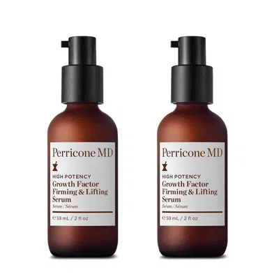 Perricone Md High Potency Growth Factor Firming & Lifting Serum Duo In White