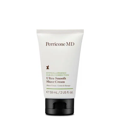 Perricone Md Hypoallergenic Clean Correction Ultra-smooth Shave Cream - 2 Oz/59ml In White