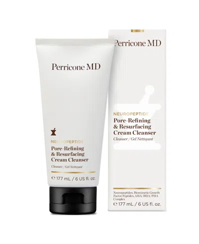 Perricone Md Neuropeptide Pore-refining And Resurfacing Cream Cleanser, 6 Oz. In Transparent